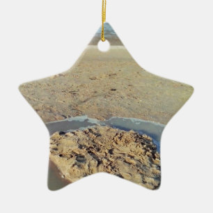 Wasserkreislauf in Sand on Beach, Sommerzeit Keramik Ornament