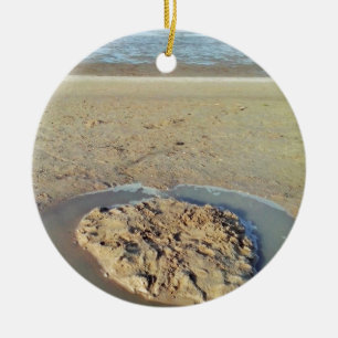 Wasserkreislauf in Sand on Beach, Sommerzeit Keramik Ornament