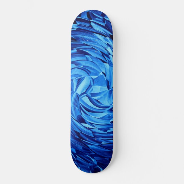 Wasserkristall-Skateboard Skateboard (Vorderseite)