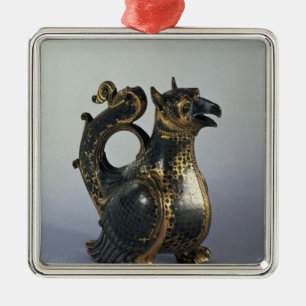 Wasserkrug im shapeof ein Greif Silbernes Ornament