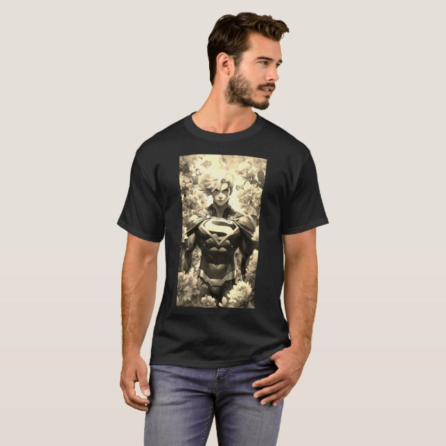 Wasserkühler Anime Art T-Shirt (Vorne ganz)