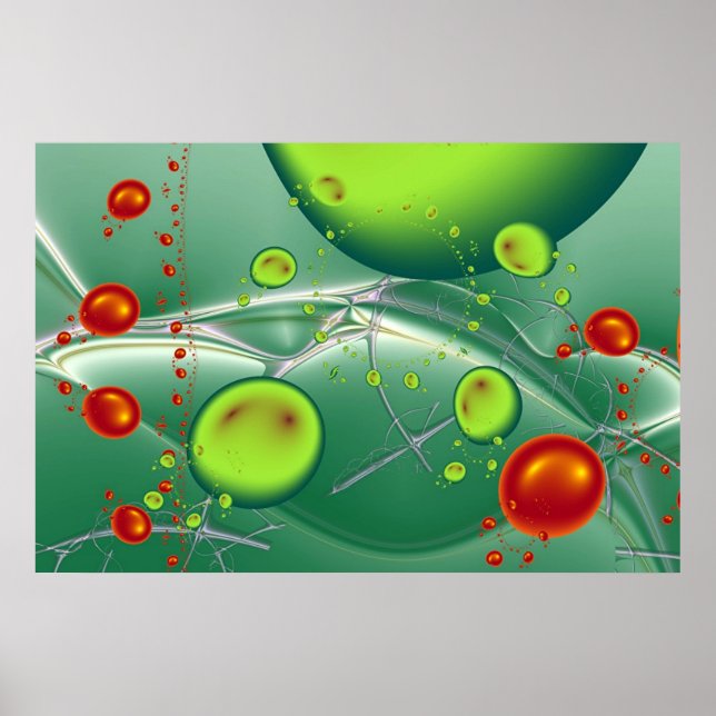 Wasserlandschaft. Poster (Vorne)