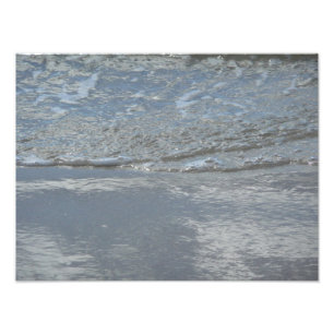 Wasserlappen auf Abstrakter Fotografie am Strand