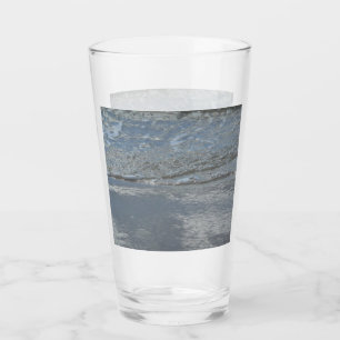 Wasserlappen auf Abstrakter Fotografie am Strand Glas