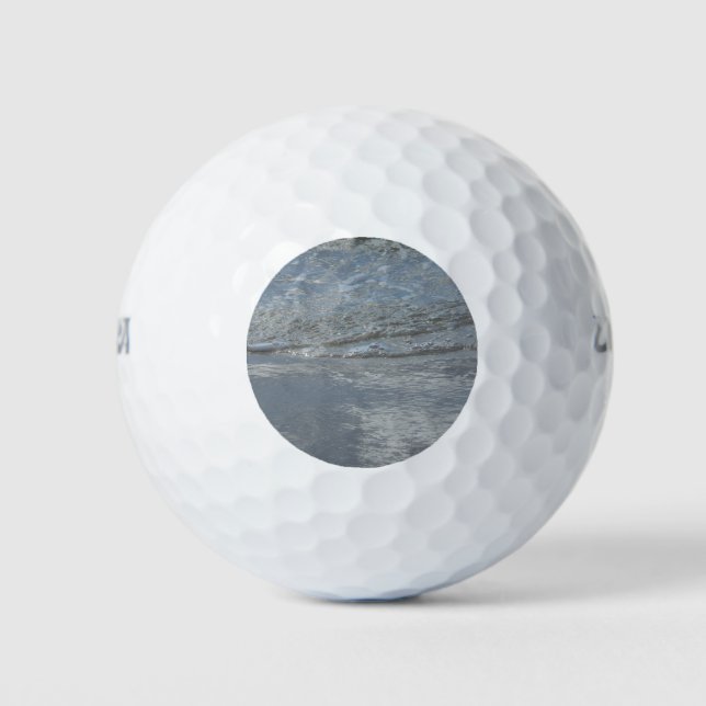Wasserlappen auf Abstrakter Fotografie am Strand Golfball (Vorderseite)