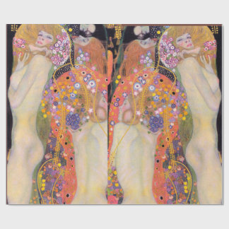 Wasserläufer, Gustav Klimt Geschenkpapier