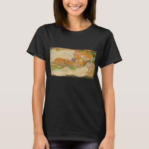 Wasserläufer II von Gustav Klimt, Jugendstil T-Shirt