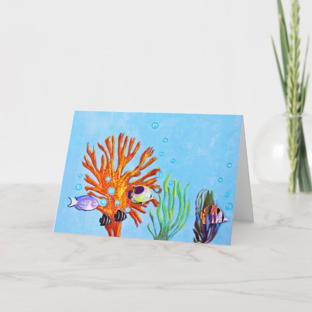 Wasserleben Dankeskarte (Vorderseite)