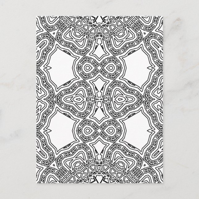 Wasserleitungsnetze Postkarte (Vorderseite)