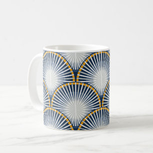 Wasserlilie Art Deco Kaffeetasse