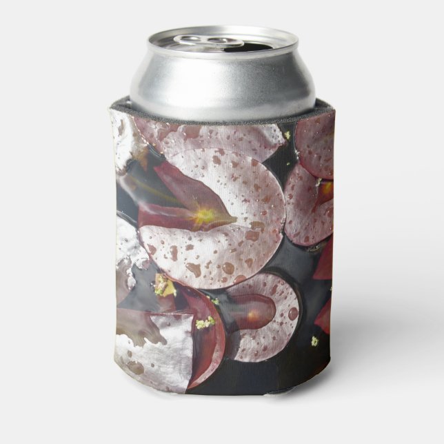 Wasserlilie-Blätter können kühler Dosenkühler (Kanne Rückseite)