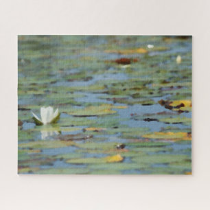 Wasserlilie Blume Wasserfarbe Jigsaw Puzzle