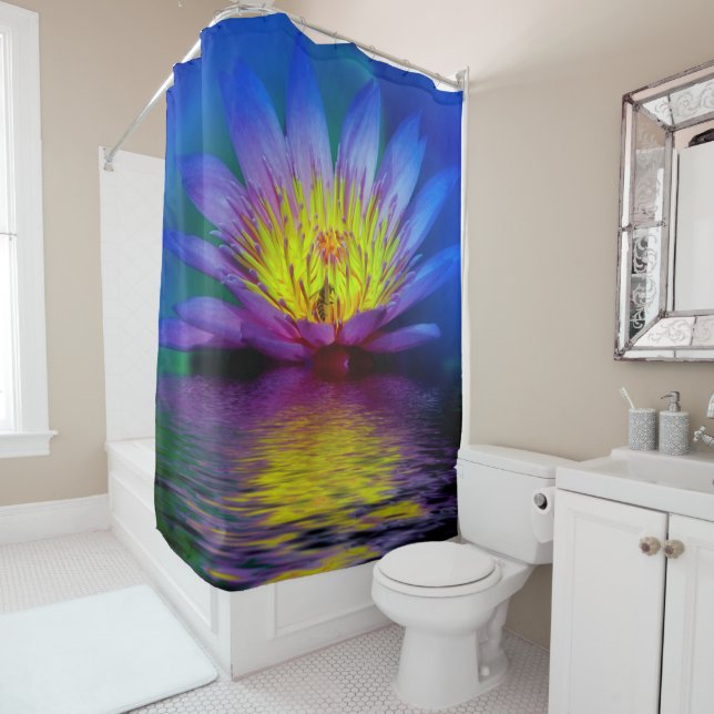 Wasserlilie Duschvorhang (Beispiel)