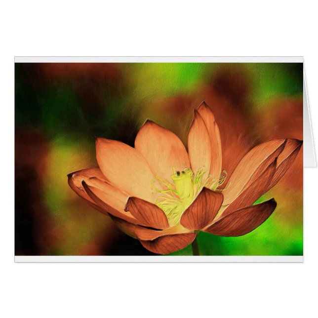 Wasserlilie im Öl (Vorderseite (Horizontal))