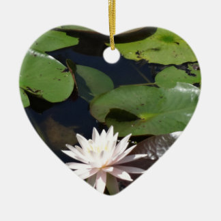 Wasserlilie Keramik Ornament
