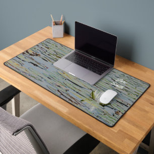 Wasserlilie Lake Wildblume Desk Mat Schreibtischunterlage