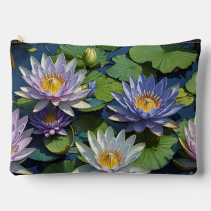 Wasserlilie lebendige Blume Zubehörtasche