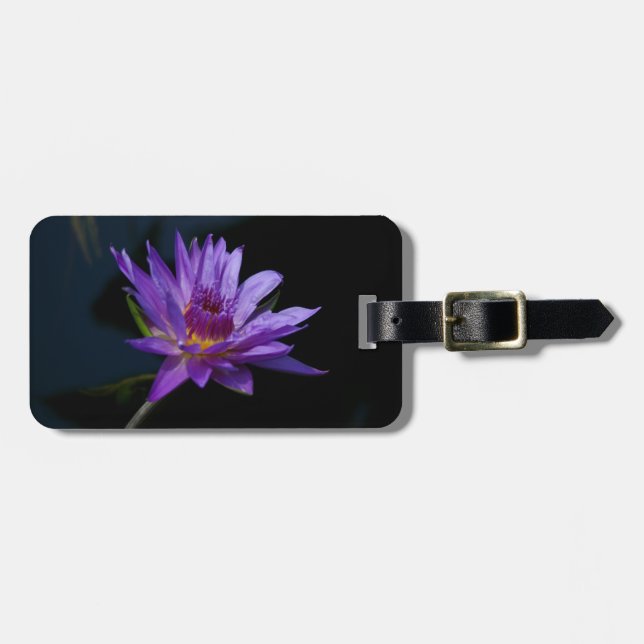 Wasserlilie Lotus Gepäckanhänger (Vorderseite horizontal)