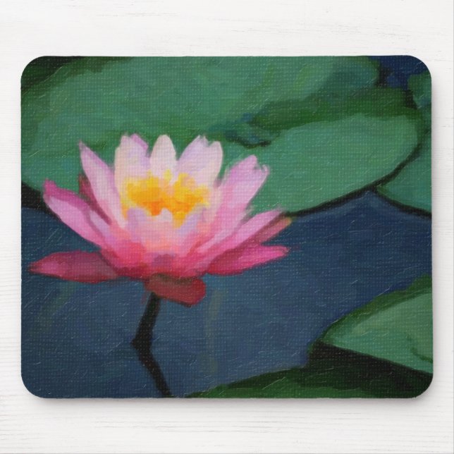 Wasserlilie Mousepad (Vorne)