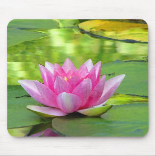 Wasserlilie Mousepad