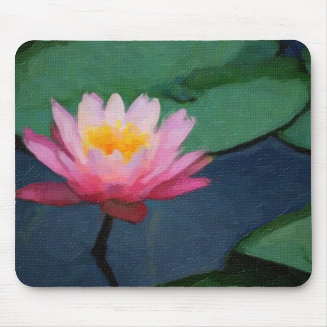 Wasserlilie Mousepad (Vorne)