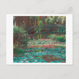 "WASSERLILIE POND" 1889 CLAUDE MONET POSTKARTE