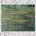 Wasserlilie Pond von Claude Monet, Vintage Kunst Puzzle<br><div class="desc">Wasserlilie Pond von Claude Monet ist ein Vintager Impressionismus, ein Kunstgemälde mit Wasserlilie-Blume in einem Teich im Garten von Monet auf seiner Zuhause in Giverny, Frankreich. Schöne Blume schwimmen im Wasser, und grüne Weinbäume reihen sich an den Rand des Teiches. Die Weiden reflektieren auch das Wasser. Claude Monet malt gerne...</div>