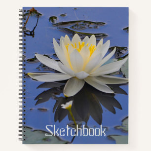 Wasserlilie Sketchbook Notizbuch