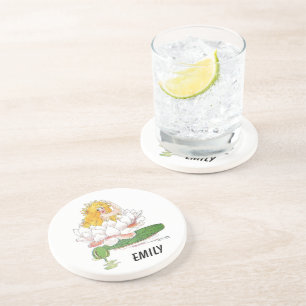 Wasserlilie Süße Blumenkind Florale Feengirl Getränkeuntersetzer