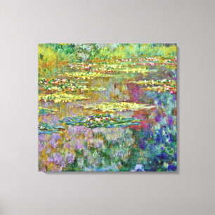 Wasserlilie Teich Kunst Leinwanddruck