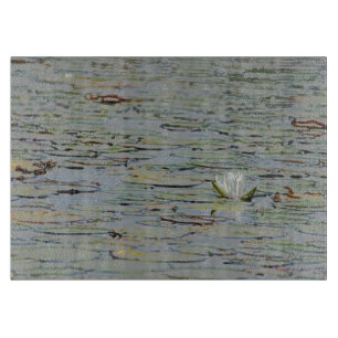 Wasserlilie Wildblume Schneidebrett