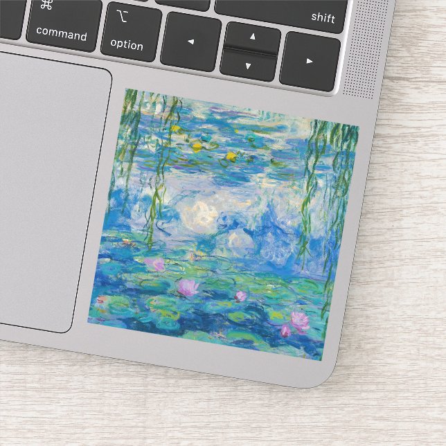 Wasserlilien, 1916-1919 von Claude Monet Aufkleber (Detail)