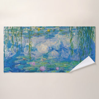 Wasserlilien, 1916-1919 von Claude Monet Badehandtuch