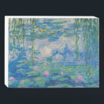 Wasserlilien, 1916-1919 von Claude Monet Holzkisten Schild<br><div class="desc">Claude Monet - Wasserlilien,  1916-1919. Oscar-Claude Monet (1840-1926) war ein französischer Maler und Gründer impressionistischen Gemäldes,  der als wichtiger Vorläufer des Modernismus angesehen wird,  insbesondere in seinen Versuchen,  die Natur so zu malen,  wie er sie wahrnahm.</div>