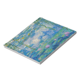 Wasserlilien, 1916-1919 von Claude Monet Notizblock