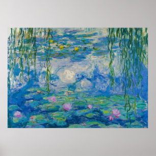 Wasserlilien, 1916-1919 von Claude Monet Poster