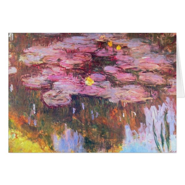 Wasserlilien 3 (Vorderseite (Horizontal))
