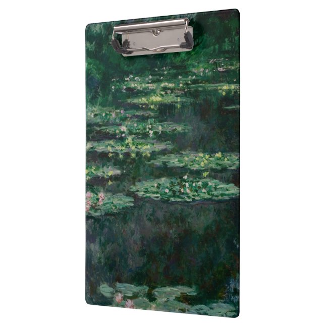 Wasserlilien (Claude Monet) Klemmbrett (Links)