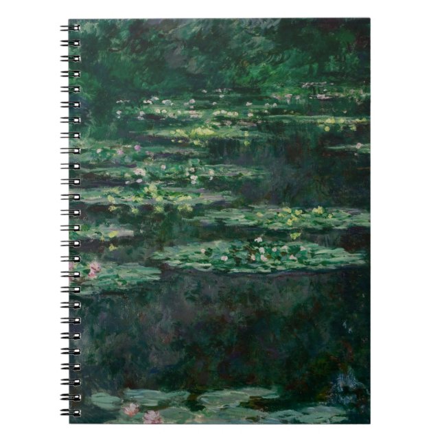 Wasserlilien (Claude Monet) Notizblock (Vorderseite)