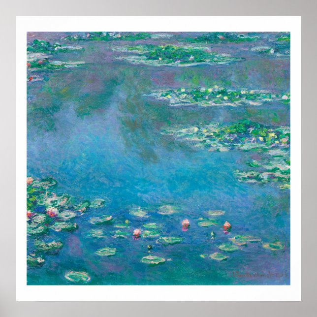"WASSERLILIEN" CLAUDE MONET POSTER (Vorne)
