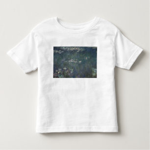 Wasserlilien Claudes Monet  : Grüne Reflexionen Kleinkind T-shirt