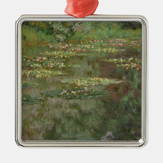 Wasserlilien Claudes Monet | oder der Ornament Aus Metall (Vorne)