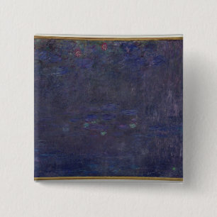 Wasserlilien Claudes Monet : Reflexionen der Button