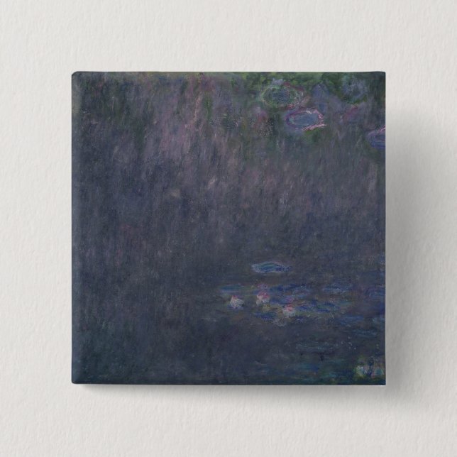 Wasserlilien Claudes Monet |: Reflexionen der Button (Vorderseite)