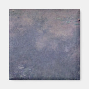 Wasserlilien Claudes Monet  : Zwei weinende Weiden Magnet