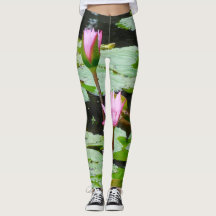 Wasserlilien-Leggings