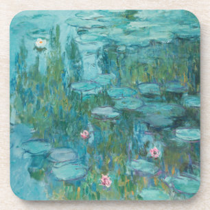 Wasserlilien, Ölgemälde der Kunst, Claude Monet Getränkeuntersetzer