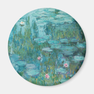 Wasserlilien, Ölgemälde der Kunst, Claude Monet Magnet