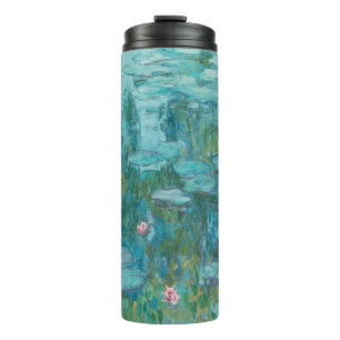 Wasserlilien, Ölgemälde der Kunst, Claude Monet Thermosbecher