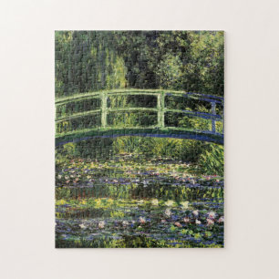 Wasserlilien und Japanische Brücke Puzzle